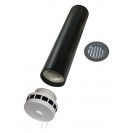 Комплект КИВ-125 (клапан ВК, решетка вентиляционная, труба пластиковая 600мм с тепло-шумоизоляцией)