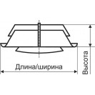 Диффузор вытяжной SR160 (Round Diffuser D160)